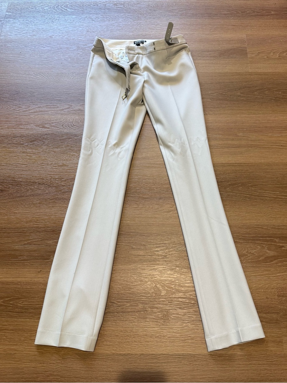 Express Columnist Grey Tailored Dress Pants